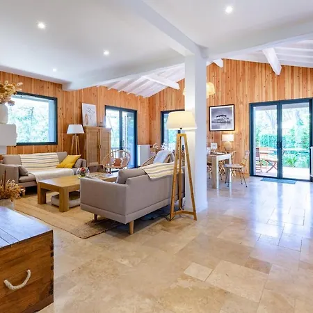فيلة 6br Coastal | Pool | Garden Serenity Lège-Cap-Ferret